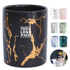 Elegant Marble Desk Organizer