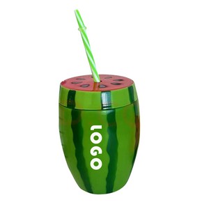 4.3*5.5" 17oz Watermelon-shaped Bottle